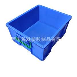 厂家直销长方形加厚周转箱可堆式消毒餐具专用箱 带盖塑料周装箱