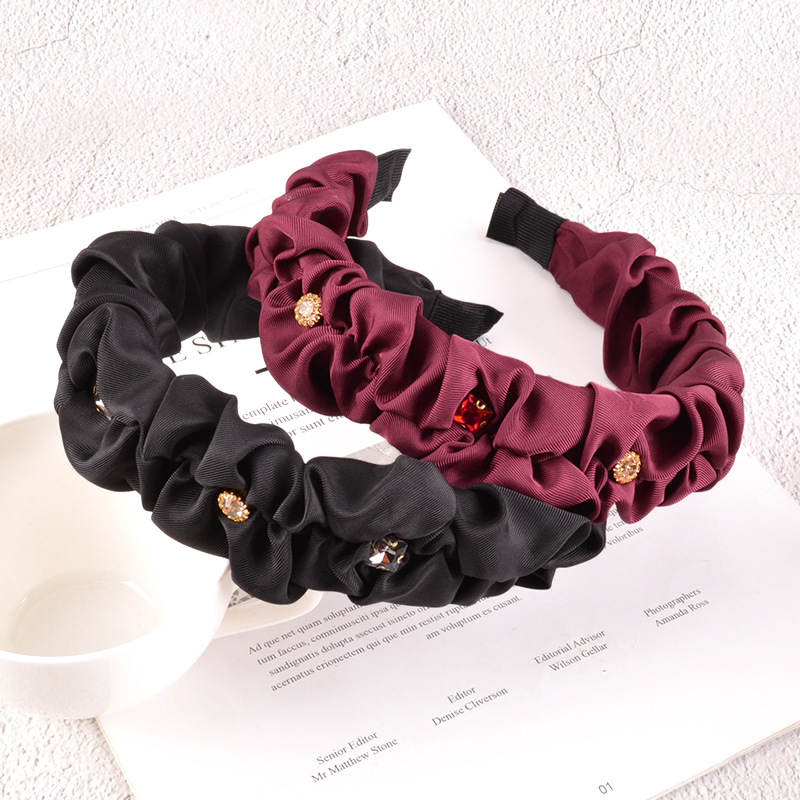 Pure Color Fabric Headband display picture 4