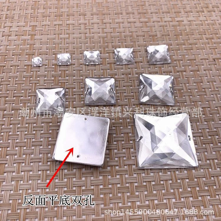 Square acrylic accessories, 6mm, 30mm, wholesale