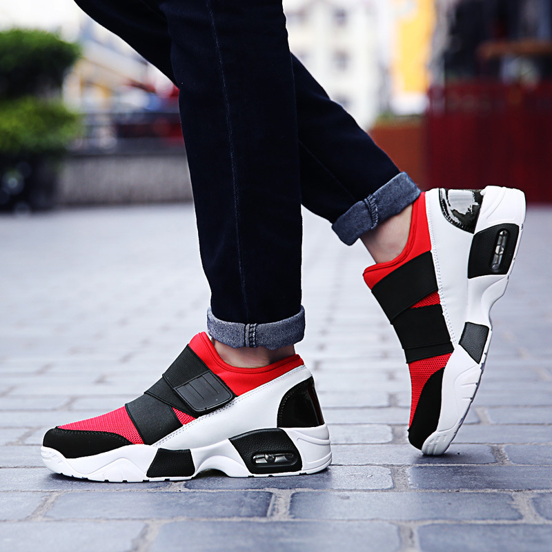 Comercio exterior transfronterizo zapatos para correr zapatos de hombre Zapatos de pareja de moda coreana malla transpirable zapatilla de Deporte Zapatos casuales 6808