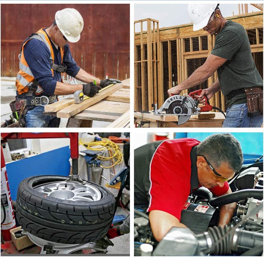 Guantes de trabajo resistentes al corte para carpintería, soldadura y mantenimiento, aptos para uso deportivo y exterior
