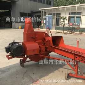 运城加厚锰刀切草揉丝机大 型养殖铡草粉碎机 3吨铡草揉草机图片