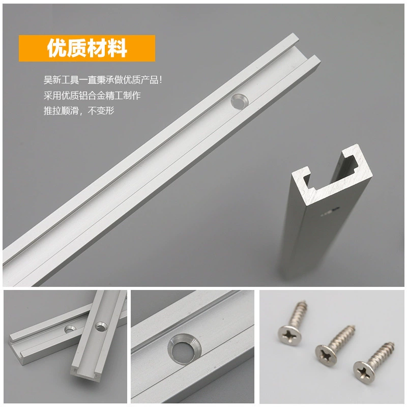 Деревообрабатывающий слайд В универсальной нажимной ручке Т-образная канавка Предел модифицированного деревообрабатывающего слайда Заводской магазин