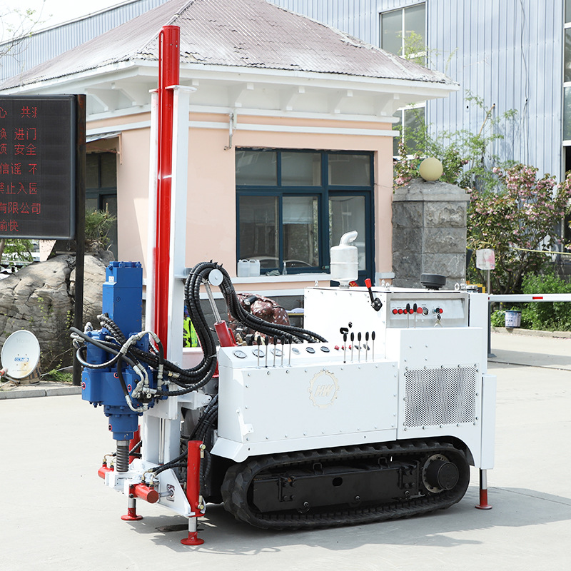 环境监察履带式直推式土壤取样钻机柱状土壤监测取芯钻机