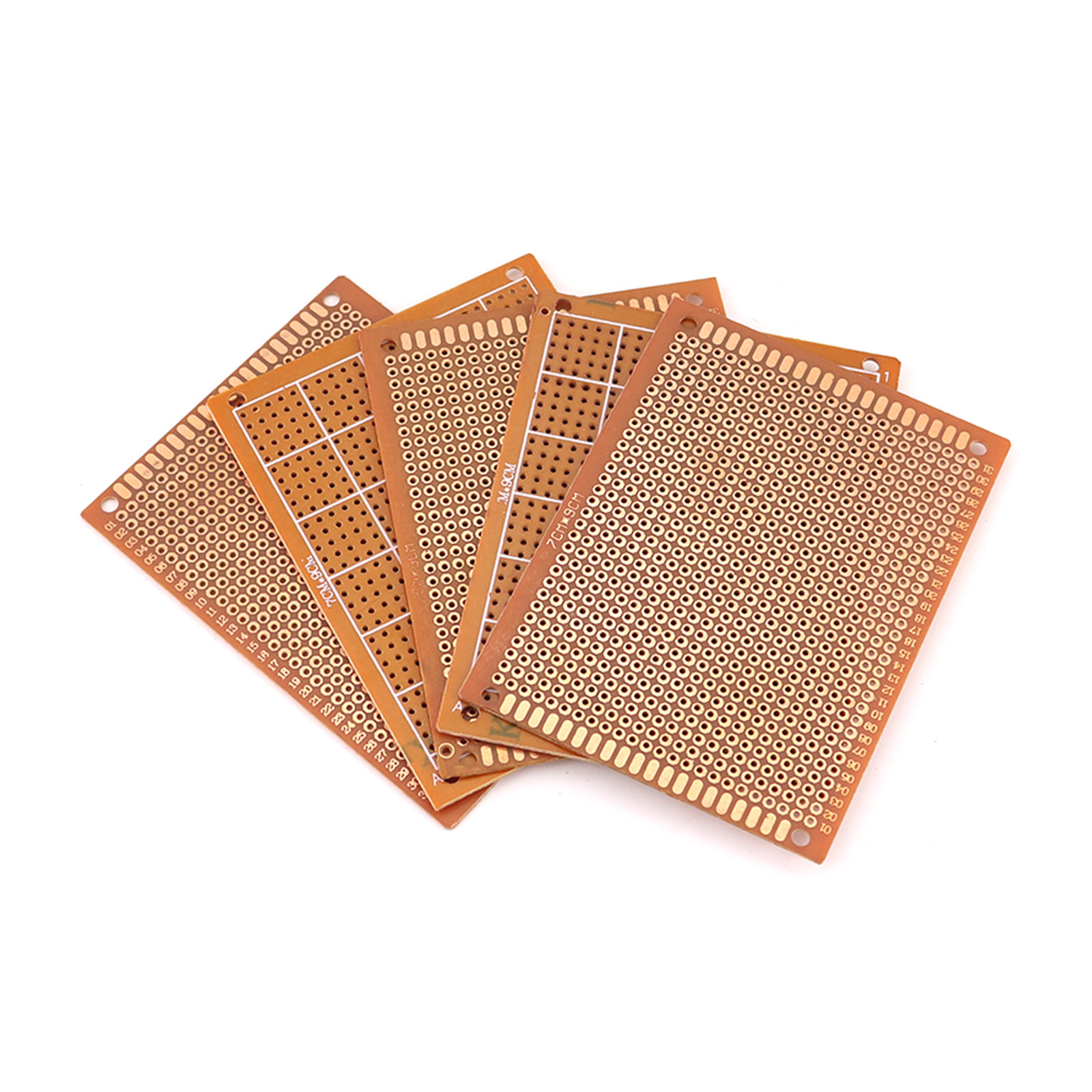 批发PCB万能板 洞洞板 万用板 电木板 纸板 胶板 7x9CM 1.2mm