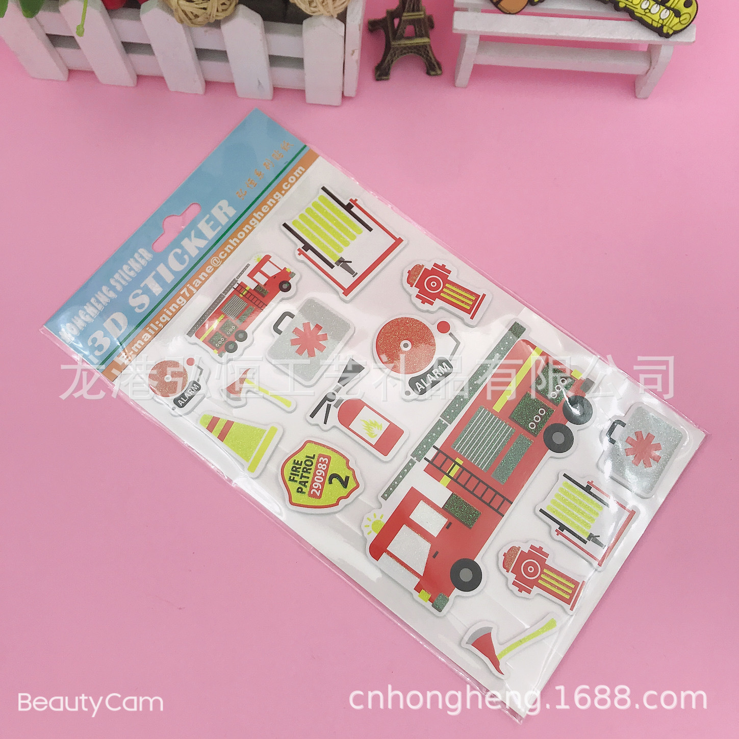 定制eva金粉贴汽车eva几何图形泡沫海绵贴纸eva卡通气车贴纸