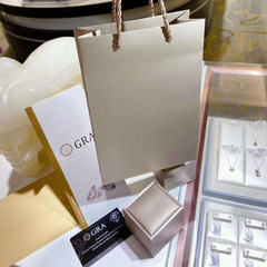 High-end brushed metal jewelry box with leather lining, earring box, jewelry box, bracelet and necklace ring box, matching ring box