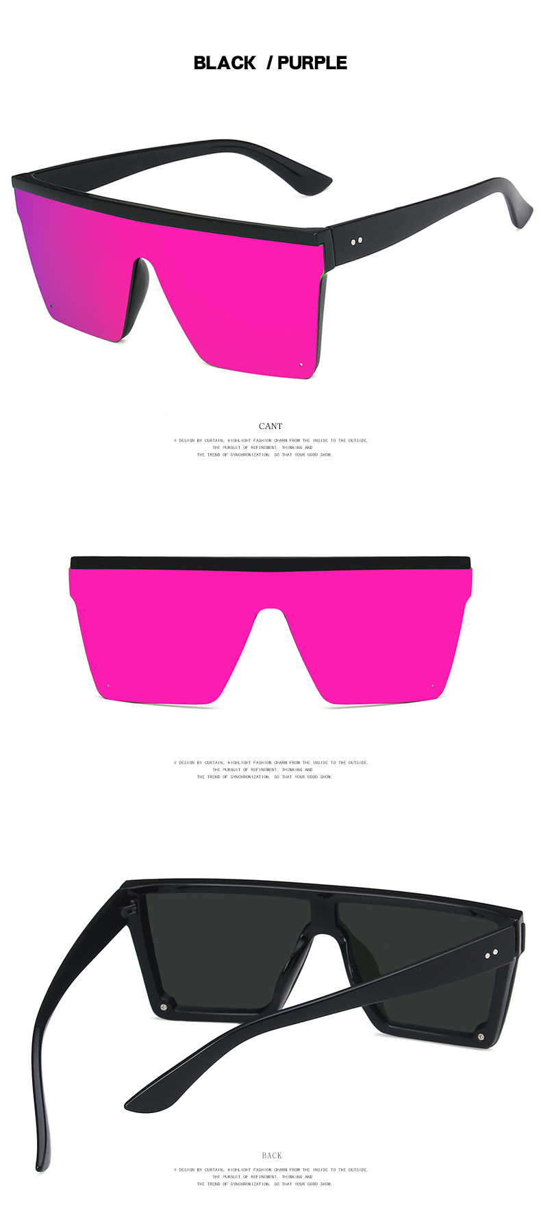 Hip-hop Geometric Pc Square Half Frame Sports Sunglasses display picture 15