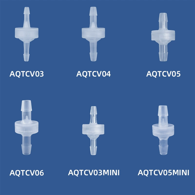 Пластиковый задерживающий клапан ПП обратного клапана задерживающий клапан силиконовой резины 3 мм, 4 мм, 6 мм