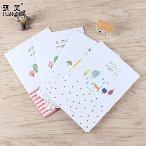 Huanmei Cartoon Workbook Soft Copy 32k Student Office Notebook Mathematics English Student Diary