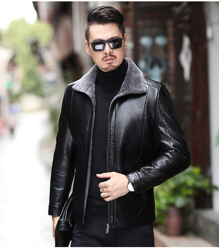 Veste en cuir homme - Ref 3443780 Image 20