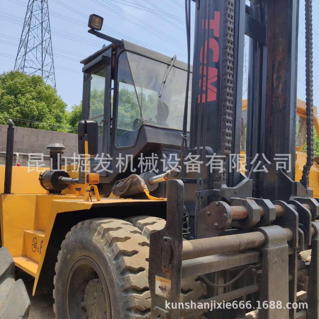 二手TCM20吨内燃式大吨位叉车，二手TCM16吨叉车