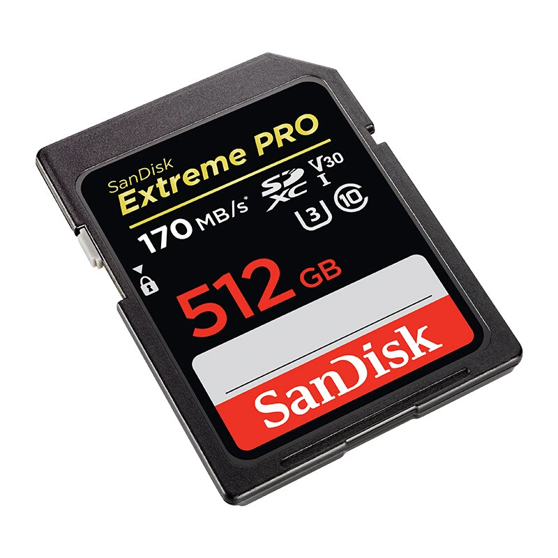 Совместимо с картами памяти SANDISK/Flash 64/128/256/512G/1T SD U3 C10 скорость чтения 200 МБ/с