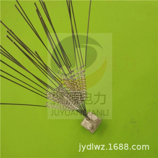 Уличное защитное оборудование, кабель с шипами против птиц, специальный прямой шип спирального типа для высоковольтных линий, заводской источник