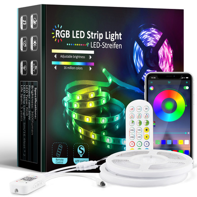 remote control Bluetooth led Light belt 5050 Waterproof highlighted RGB Flexible light strip 2835 Light belt WiFi Lights with suit