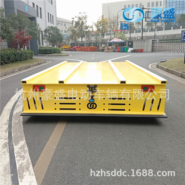 豪盛智能寻迹定点工位 电动无轨平板车转运车重型重载AGV