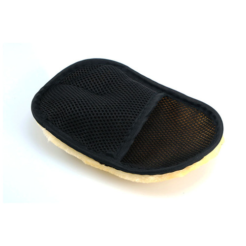 Factory direct sales car wash tools Japanese bear paw car wash gloves wool velvet car wash gloves wax wipe