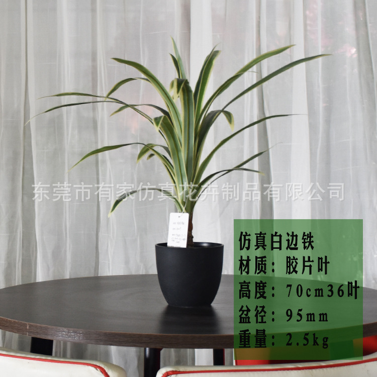 Decoración suave para árbol de hierro de sangre de dragón artificial Nórdico madera brasileña falsa decoración de maceta artificial planta tropical paisaje paisajismo