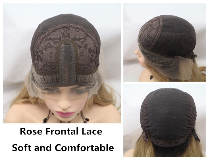 Comercio exterior Europa y América moda fibra química pelucas marrón cabello largo rizado cabello de seda de alta temperatura al por mayor