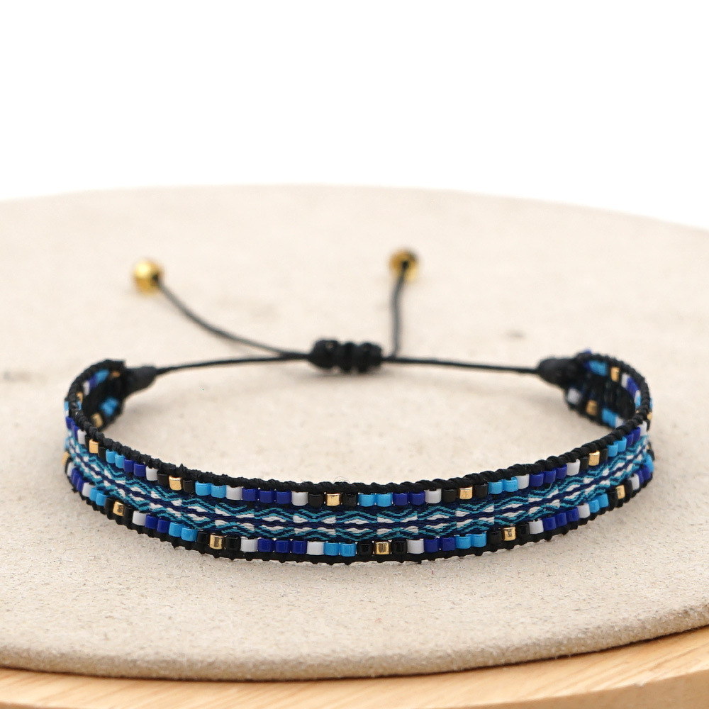 Vente En Gros Bijoux Style Ethnique Couleur Perles Miyuki Bracelet Tissé Nihaojewelry display picture 40