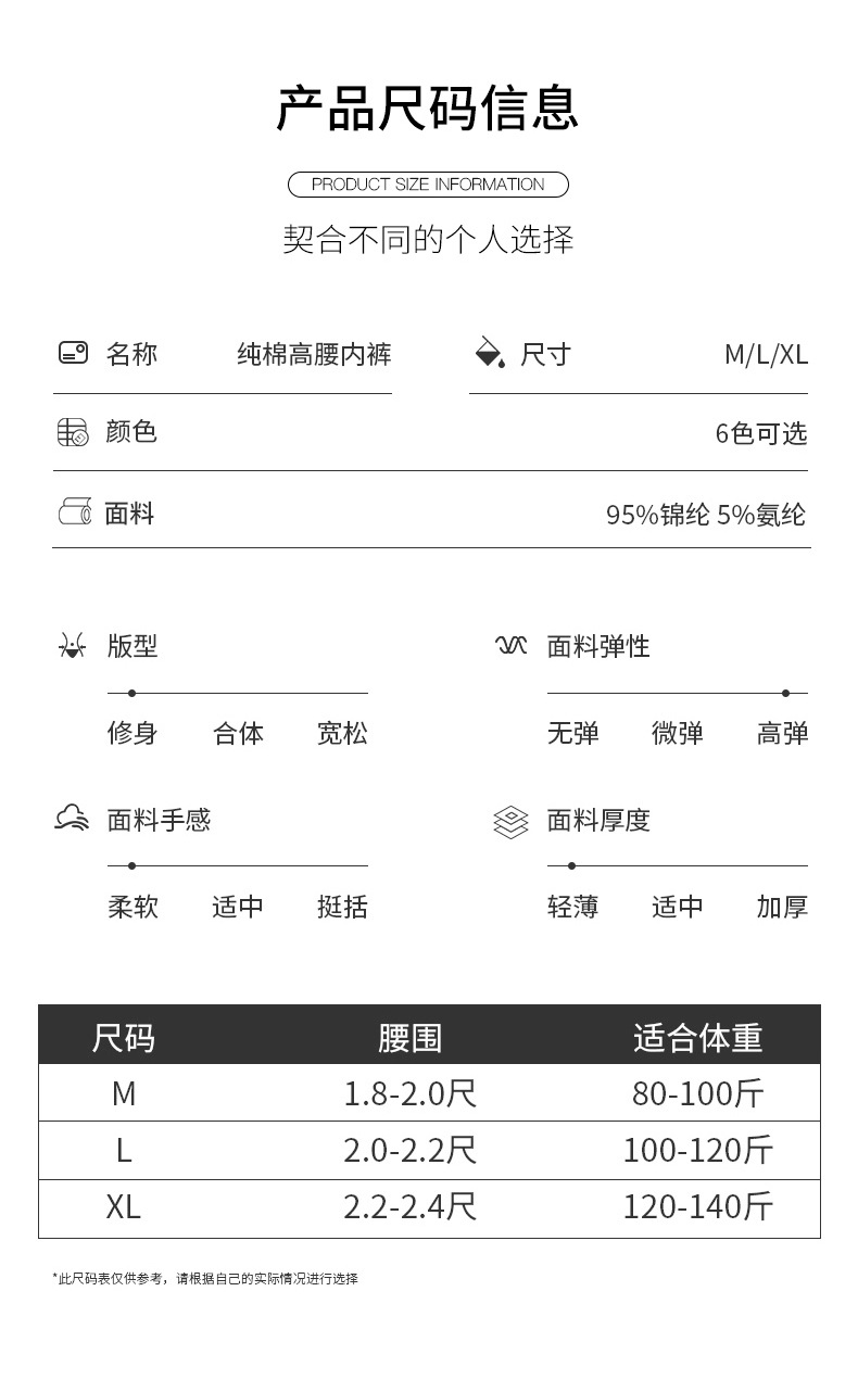 加肥加大码130-185斤 新款日系无缝高腰宽松孕妇裤石墨烯裆部内裤详情图10