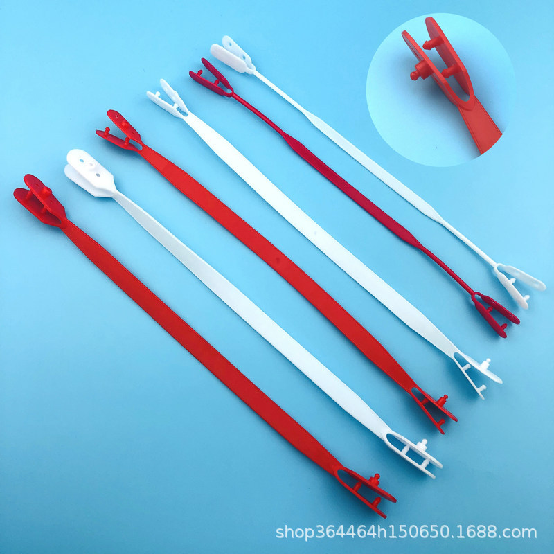 厂家供应袋子手挽带礼品袋叉耳提手购物袋手挽带胶袋拎手免费拿样