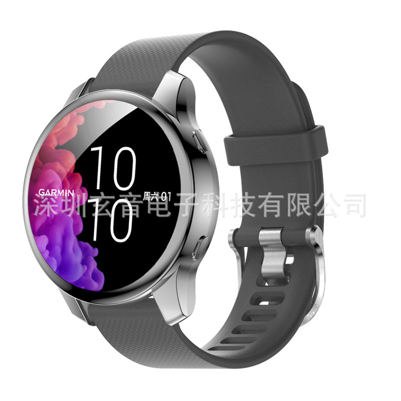 Applicable to Jiaming Garmin Venu protective shell electroplated TPU solid color drop-resistant scratch-resistant soft case protective cover Applicable to Jiaming Garmin Venu protective shell electroplated TPU solid color drop-resistant scratch-resistant soft case protective cover