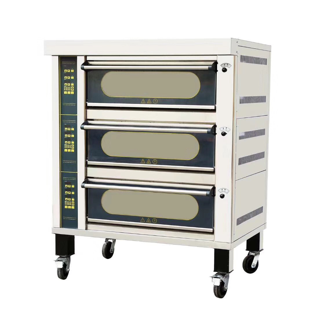 商用电烤箱大型大容量一层两盘两层四盘三层高端烘焙面包烤箱设备