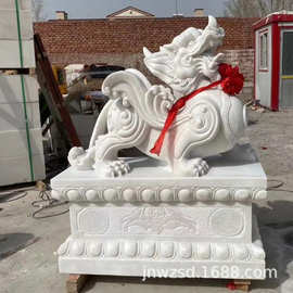 墓地石雕加工 石人石兽雕刻 墓地石头人物图片 墓地兽价格