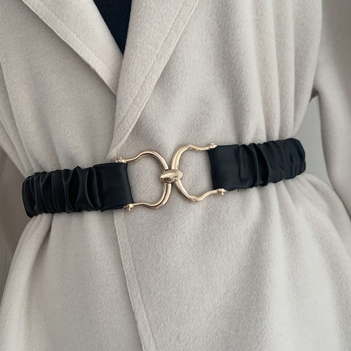 Wholesale belt for women, thin, simple, versatile decorative skirt, coat belt, personalized women's elastic elastic waistband