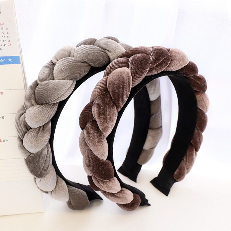 demi-season ethnic woven headband