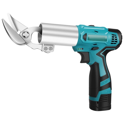 Shanghai Snooker Lithium Battery Powered Steel Blade Scissors with Electric Cutting Wave Roof Shears and Diamond Mesh Shears