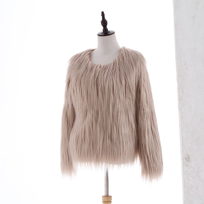 Women's imitation fur coat imitation fur coat_voghion.com