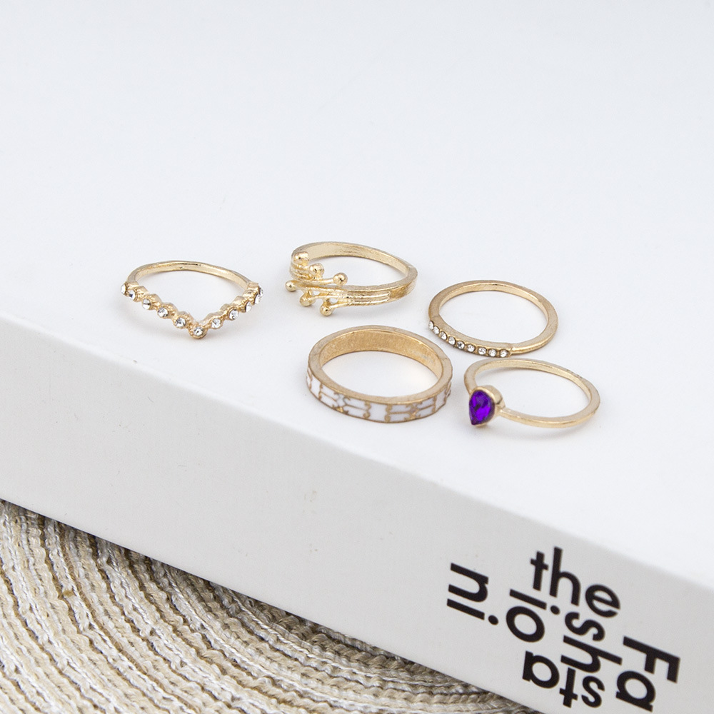 5g Weight Artificial Gemstones Inlay Material Rings Classification 1 Set Quantity Daily Occasion Alloy Material Geometric Pattern Women's Gender Inlay Design Simple Style Style Simple Style Geometric Alloy Inlay Artificial Gemstones Women's Rings 12