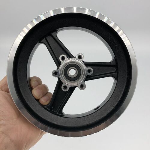 Electric scooter parts 10x2.70-6.5 front wheel aluminum hub 10-inch tire wheel rim 6.5-inch steel rim