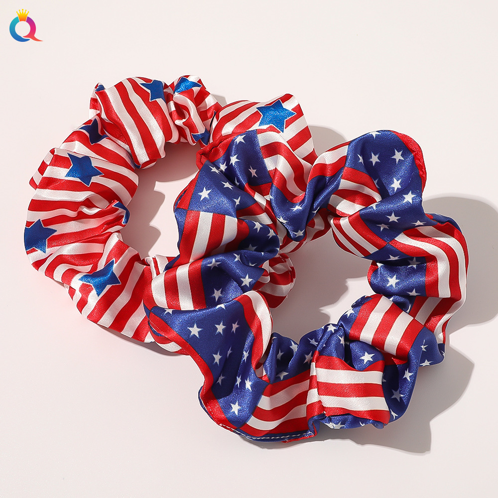 Fashion American Flag Cloth Printing Hair Tie 1 Piece display picture 2