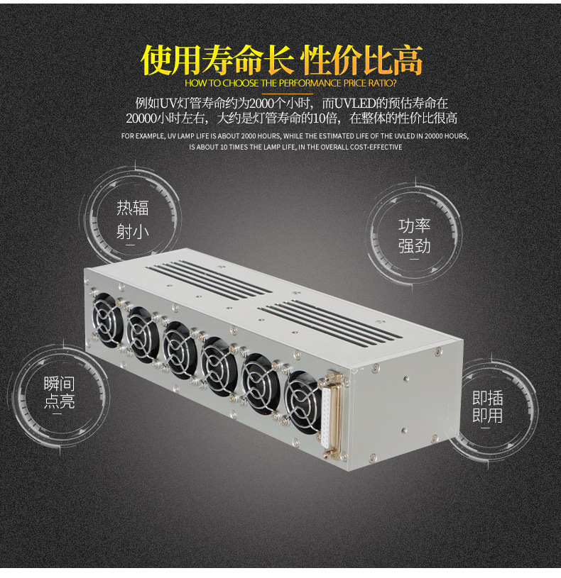 厂家直销uvled面光源光固机UVS30-250面光源uvled面固化机