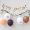 Ins white Happy Birthday To You Mori Female Balloon Baby Baby Baby Baby Birthday Architecture