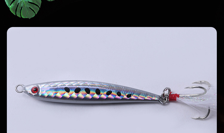 Sinking Jigging Spoon Lures Deep Diving Jigging Spoon Baits Fresh Water Bass Swimbait Tackle Gear