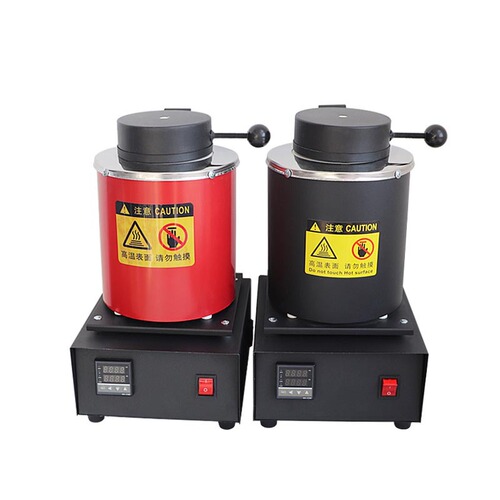 Melting furnace small crucible gold melting furnace with net portable casting machine silver copper aluminum high temperature resistant household gold melting equipment