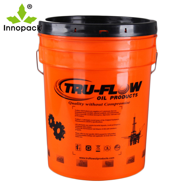 润滑油包装桶，带油嘴盖，20Lpp料，塑料圆桶