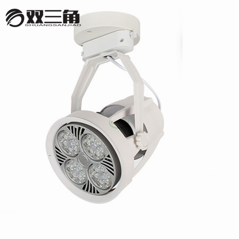 Wholesale LED track spotlights for clothing stores PAR30 track lights 30W 35W 45W surface-mounted COB spotlights for jewelry counters