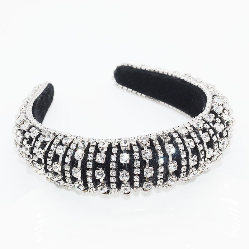 Headband Fashion Baroque Full Diamond Prom Show Gift Hair Accessories display picture 1