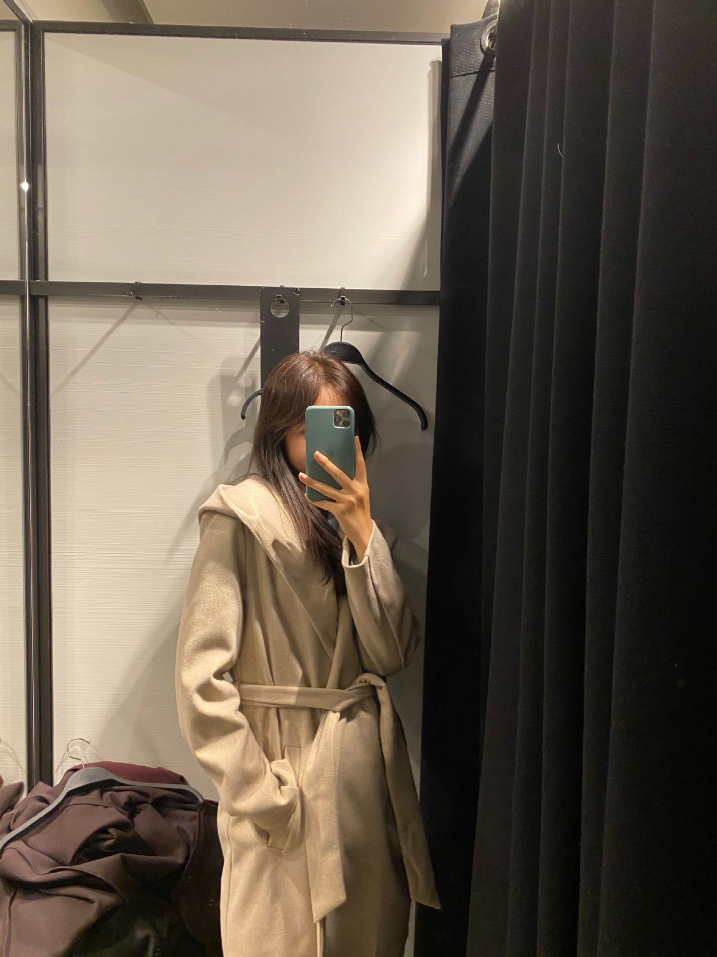 wholesale autumn A hooded women's woolen coat jacket NSAM3241