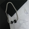 Metal brand necklace suitable for men and women hip-hop style, chain, choker