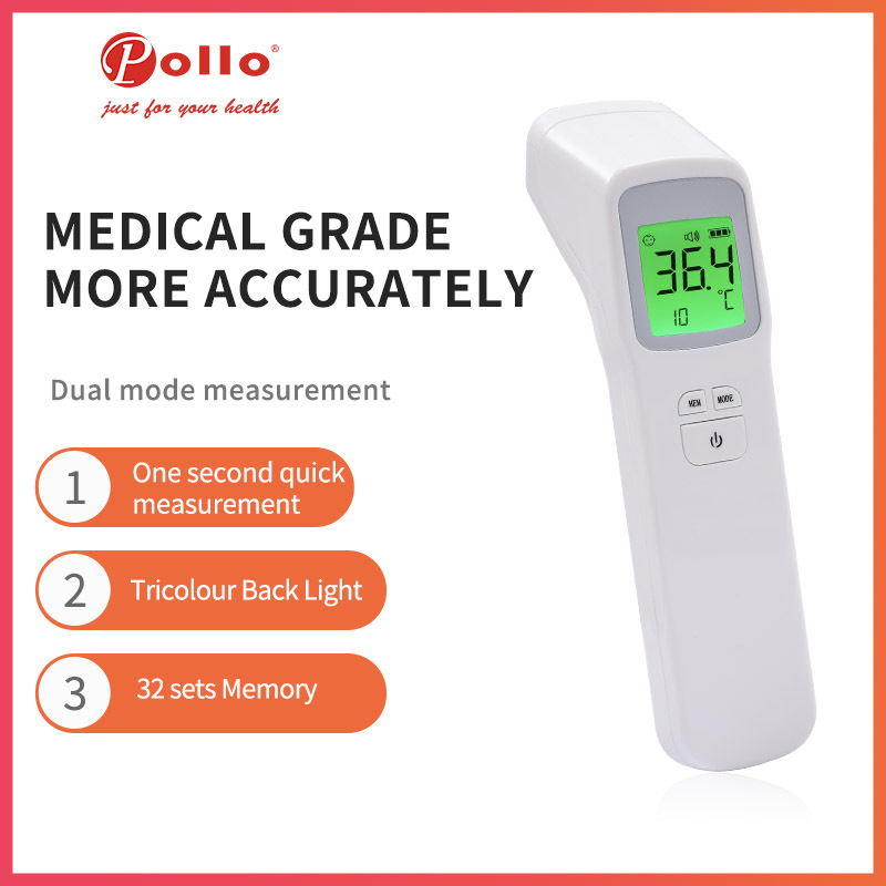 Cross border Amazon goods in stock english Authenticate Electronics Thermometer Forehead thermometer Temperature gun Infrared Thermometer