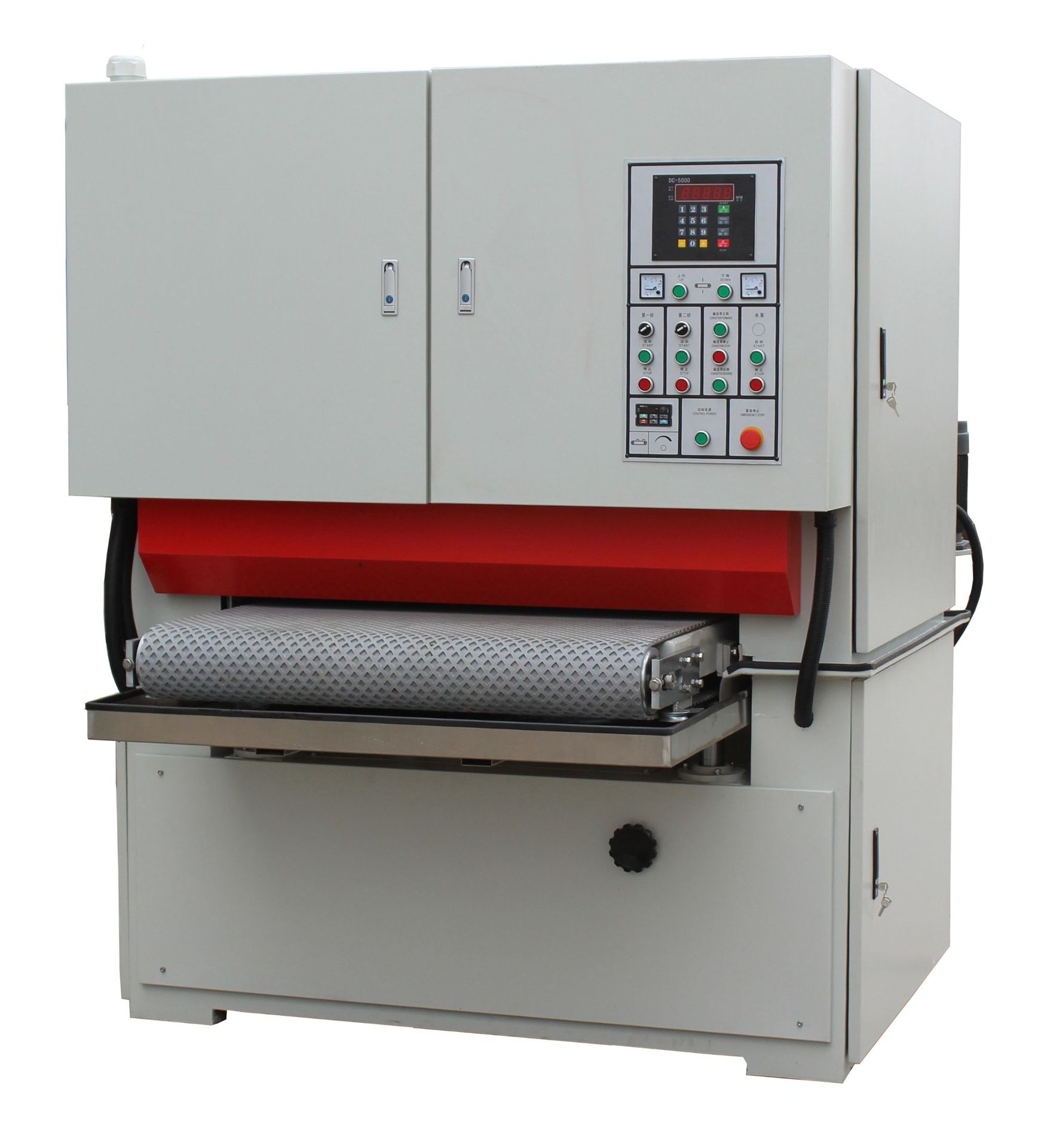 全自动铝厚板抛光打磨定厚钢板打磨机奥凯德五金板材设备铝合金