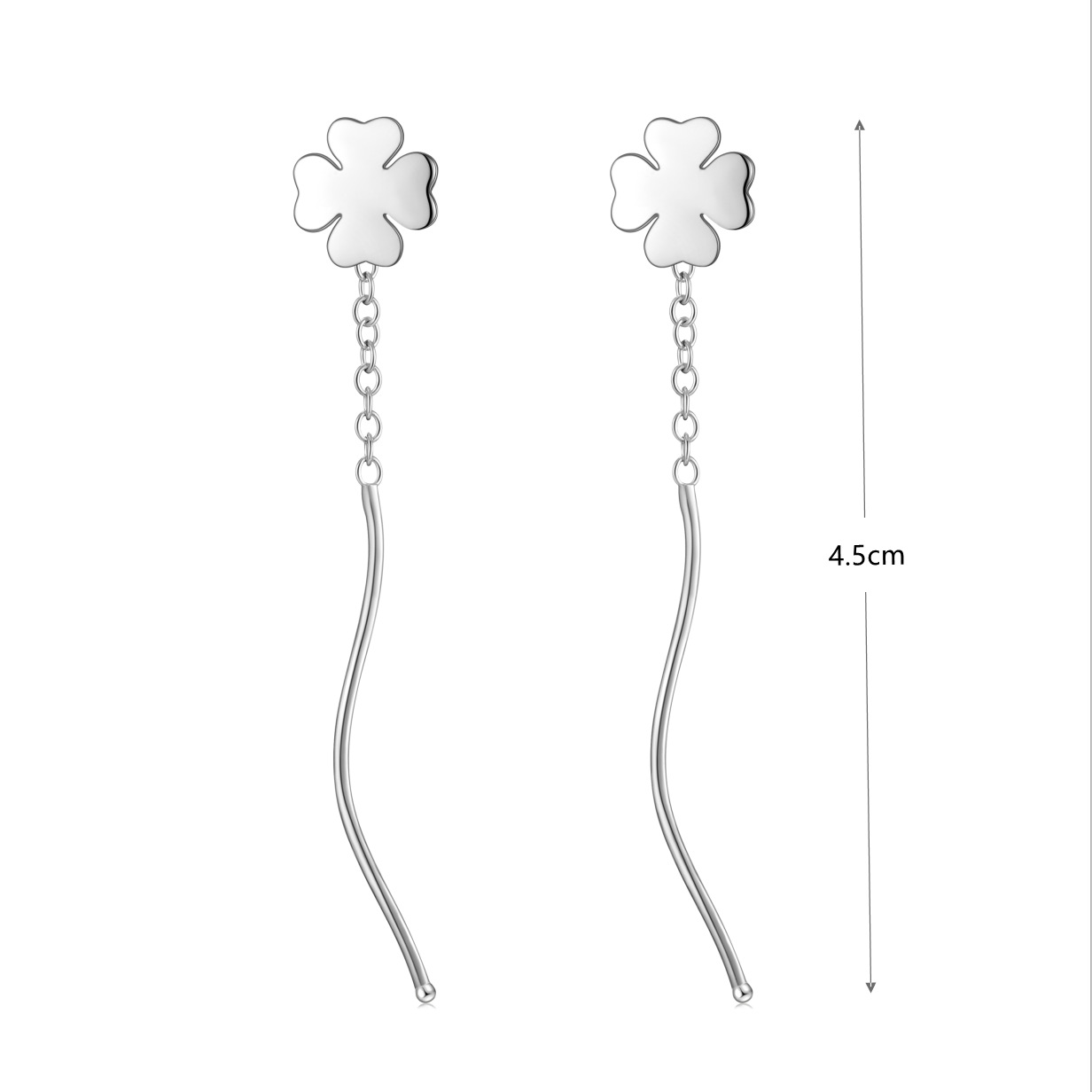 4g Weight 925 Sterling Silver Ear Needle Material Ear line Classification 1 Pair Quantity Holiday, Daily Occasion 925 Sterling Silver Material Geometric, Star, Heart Shape Pattern Women's Gender Casual, Simple Style Style 1 Pair 925 Sterling Silver Geometric Star Heart Shape Ear Line 11