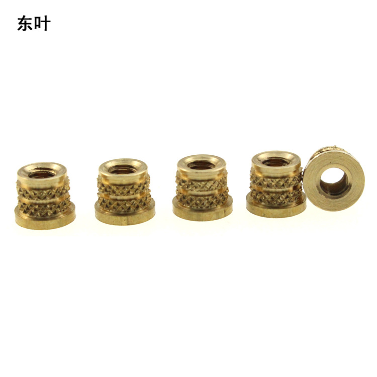 热熔铜螺母不锈钢滚花螺母不锈钢注塑螺母量大价优