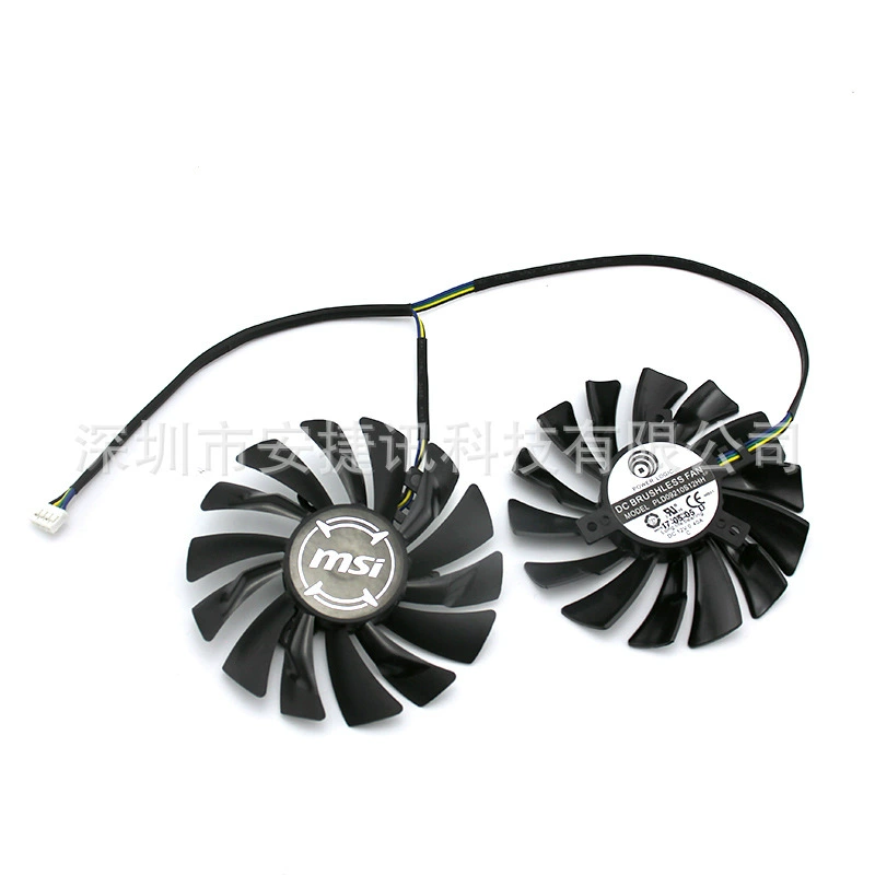 Подходит для MSI RX580 FDC10U12S9-C вентилятор графического охлаждения PLD09210S12HH